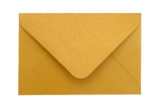 Kuvert 65x94mm, guld