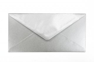 Kuvert DIN långa, silver