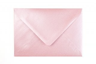 Kuvert DIN C6, pärlemorrosa