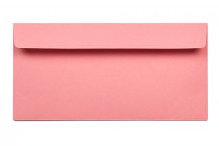 Kuvert DIN lång självhäftande, rosa