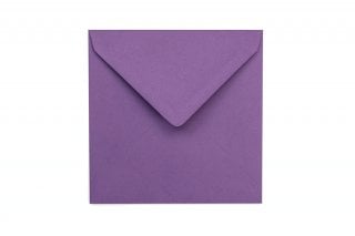Kvadratiska kuvert 130x130 mm, lila