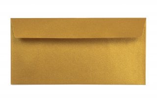 Kuvert DIN lång självhäftande, guld