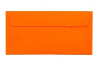 Kuvert DIN lång självhäftande, neonorange