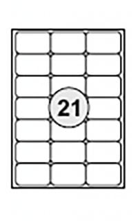 Etiketter 63,5 x 38,1 mm